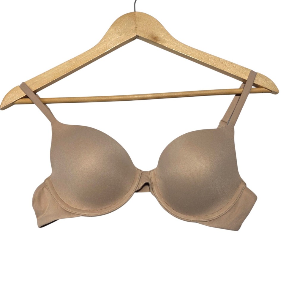 SKIMS Fits Everybody T-Shirt Bra Women 34B Tan Polyamide Underwire